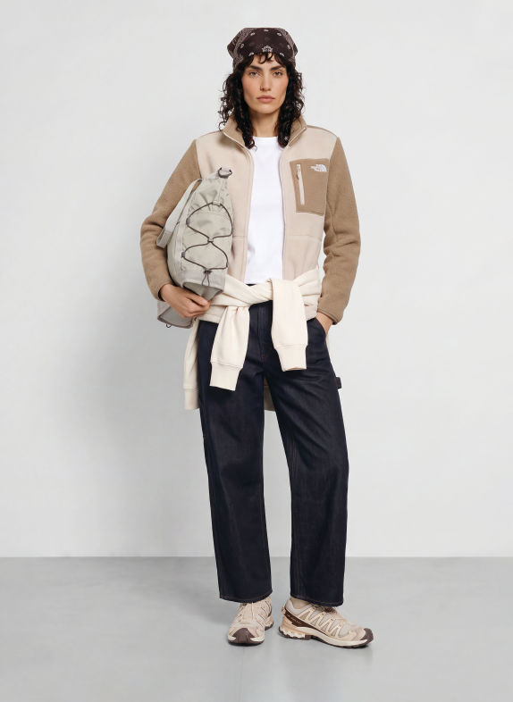 THE NORTH FACE YUMIORI Fleece Jacket BEIGE / TAUPE
