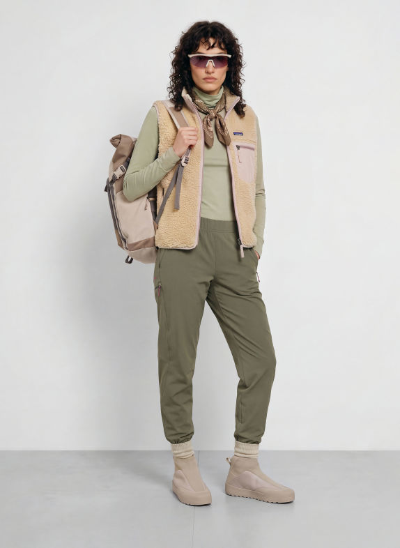 patagonia Functioneel vest CLASSIC RETRO-X BEIGE / ROSE CLAIR