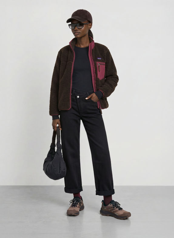 patagonia Fleecejack CLASSIC RETRO-X MARRON FONCÉ / DONKERROOD