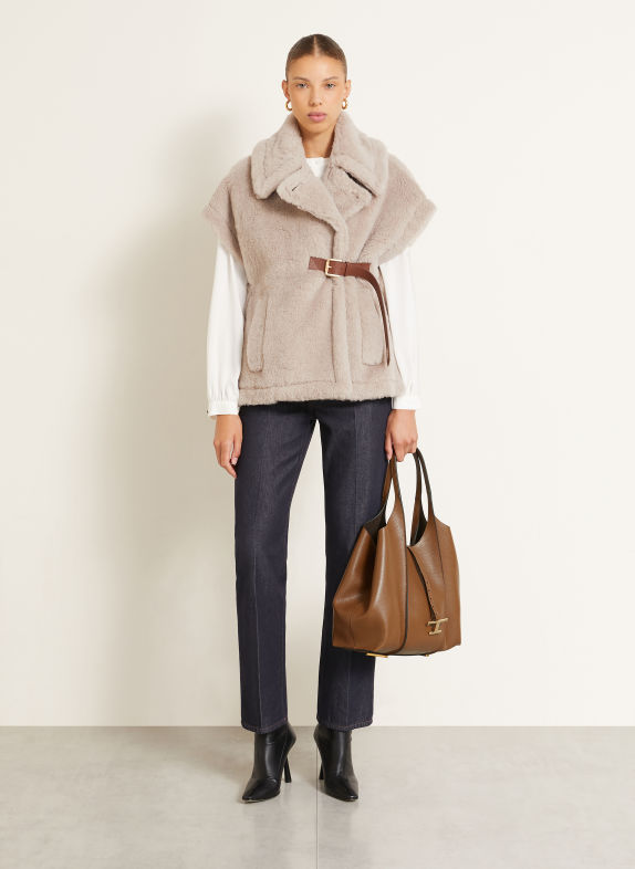 TOD'S Shopper COGNAC