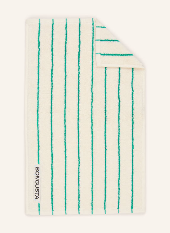 BONGUSTA Gastendoekje NARAM CRÈME / GROEN