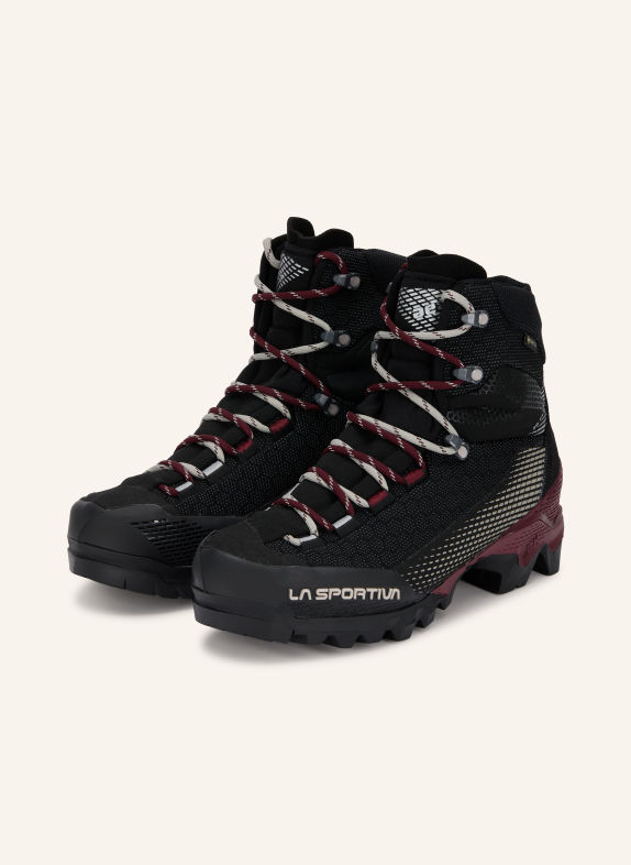 LA SPORTIVA Bergschuhe AEQUILIBRIUM ST GTX SCHWARZ / HELLGRAU / DUNKELROT
