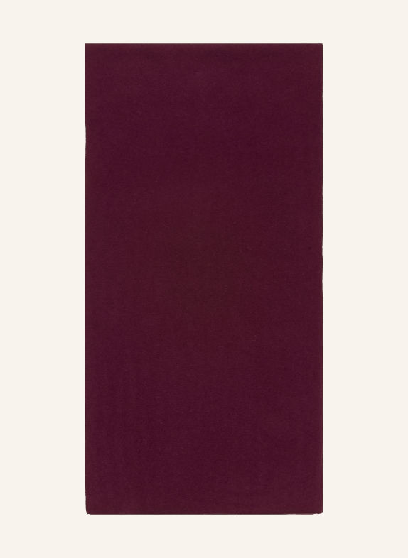 S.MARLON Cashmere-Schal DUNKELROT