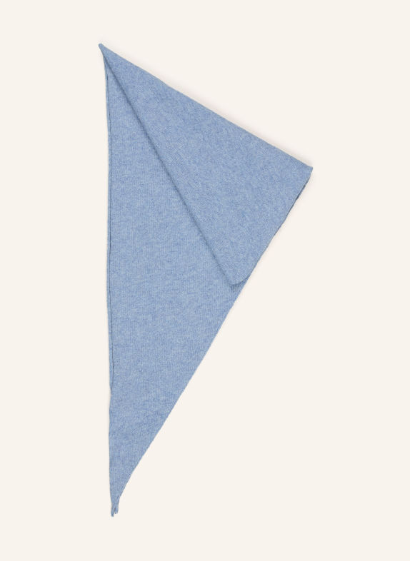 S.MARLON Dreieckstuch aus Cashmere BLAUGRAU