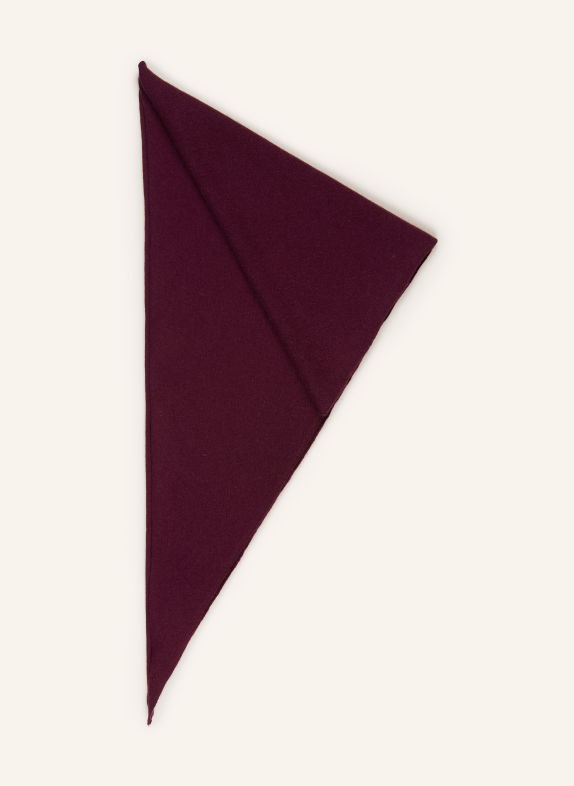S.MARLON Dreieckstuch aus Cashmere DUNKELROT