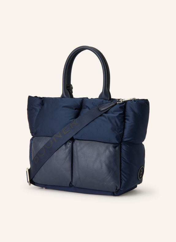 BOGNER Shopper AMELIE DONKERBLAUW / ZILVER
