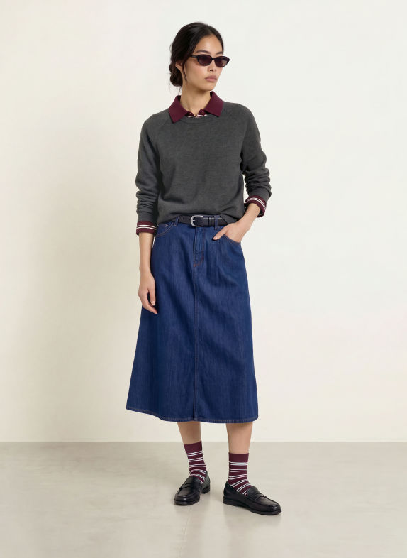 Marc O'Polo DENIM Sweter CZIEMNOSZARY