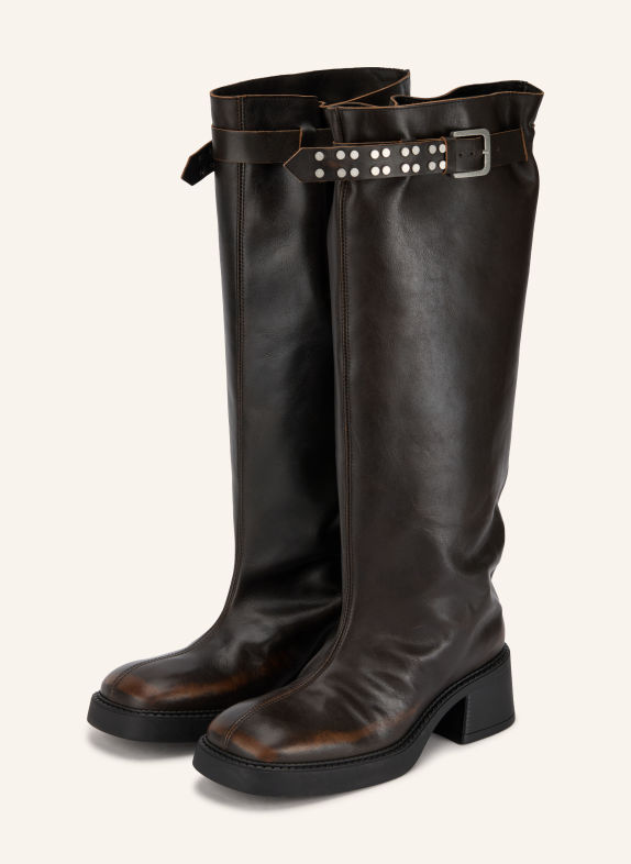 MIISTA KRISTEL Boots DARK BROWN