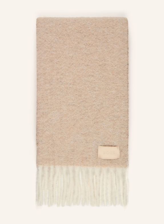 BOSS YULYETTE scarf BEIGE / CREAM