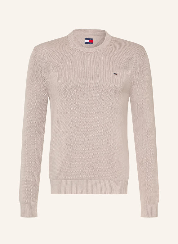 TOMMY JEANS Svetr SVĚTLE ŠEDÁ