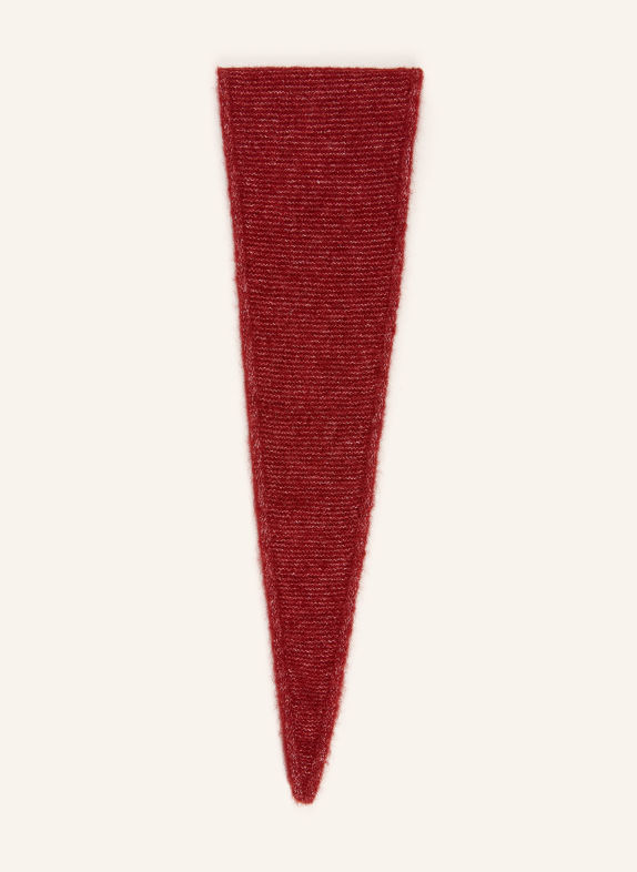 SAMSØE  SAMSØE SANOR scarf with alpaca RED