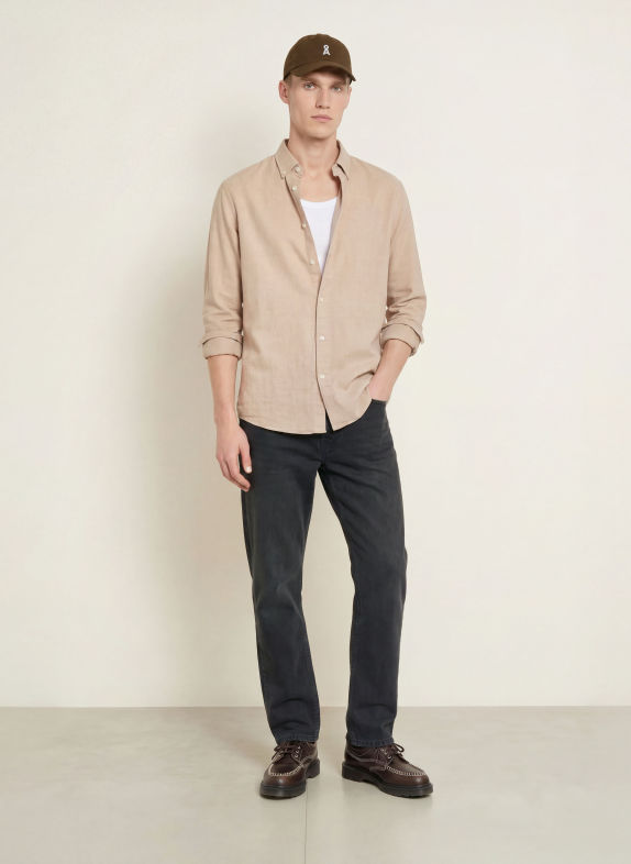ARMEDANGELS Chemise ARAAMO coupe décontractée BEIGE