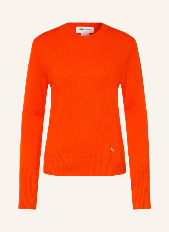PATRIZIA PEPE Cashmere-Pullover NEONROT