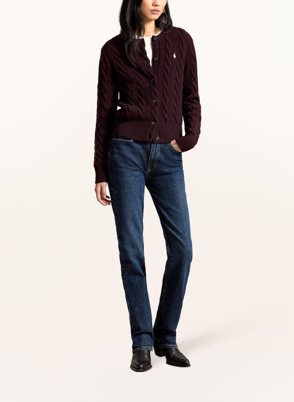 POLO RALPH LAUREN Cardigan DARK RED