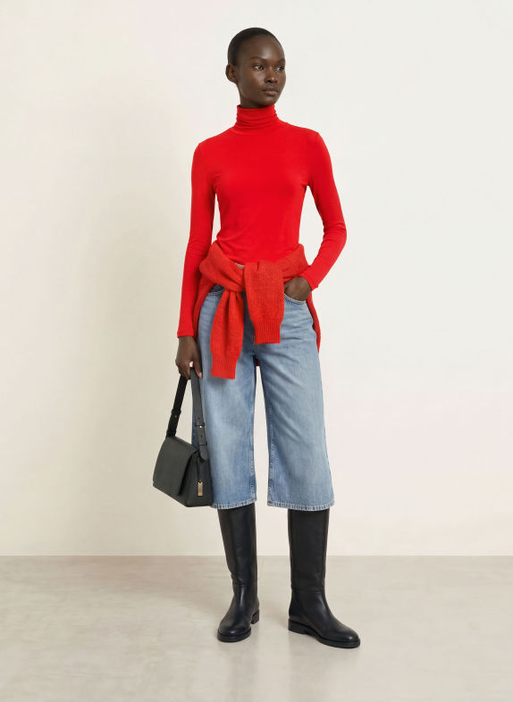 BOSS ELIANA long sleeve shirt RED