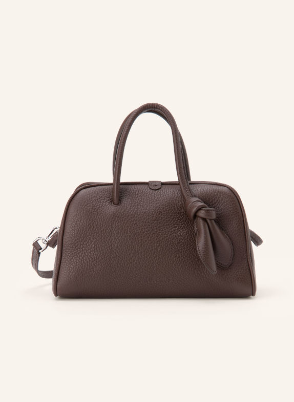 JACQUEMUS Torebka LE PETIT TURISMO CIEMNOBRĄZOWY / SREBRNY