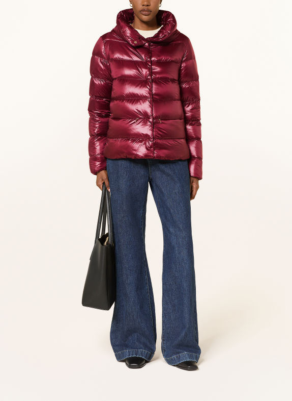 HERNO Down jacket DARK RED