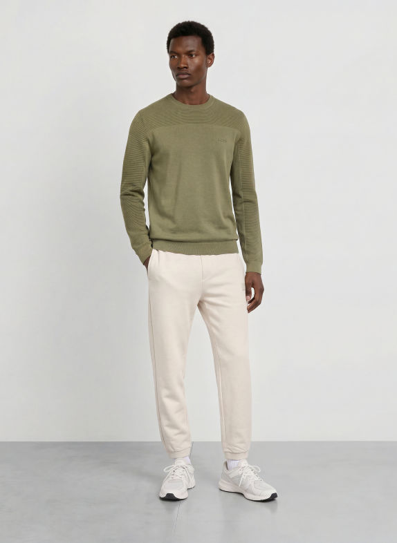 BOSS Pullover MOMENTUM-X OLIV