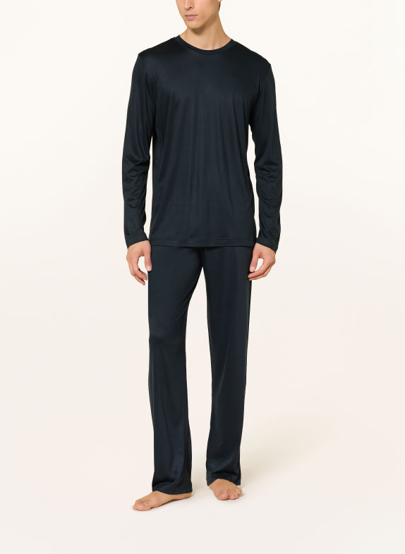 zimmerli Schlafanzug SUSTAINABLE LUXURY DUNKELBLAU