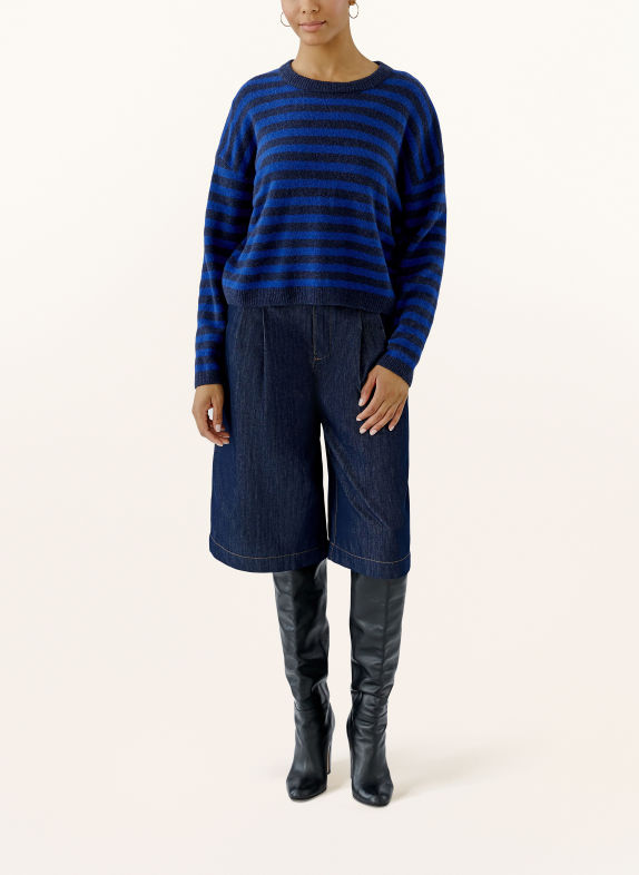 oui pull-over BLEU / BLEU FONCÉ
