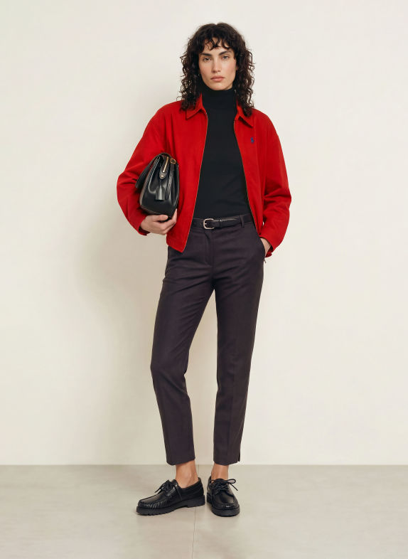 pamela henson Flanellhose DUNKELGRAU
