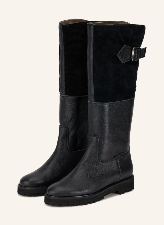 VIAMERCANTI Stiefel SCHWARZ