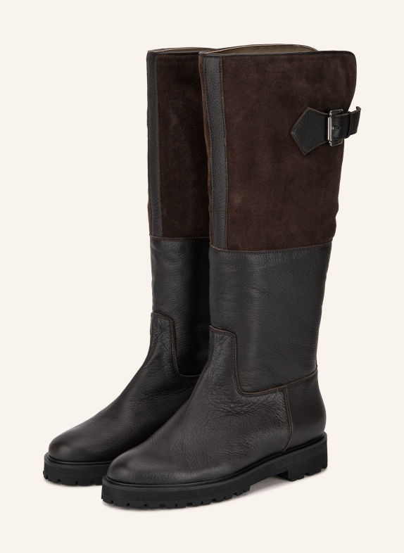 VIAMERCANTI Stiefel DUNKELBRAUN