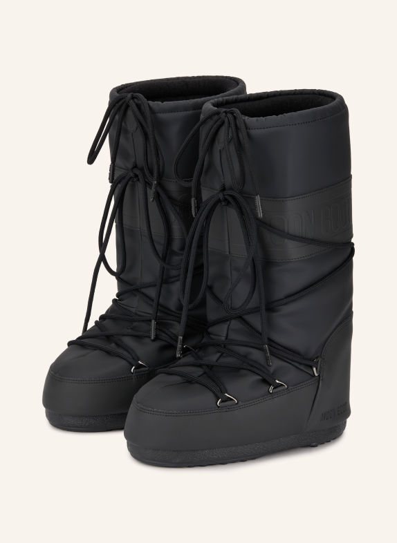 MOON BOOT Moon Boots ICON RUBBER SCHWARZ