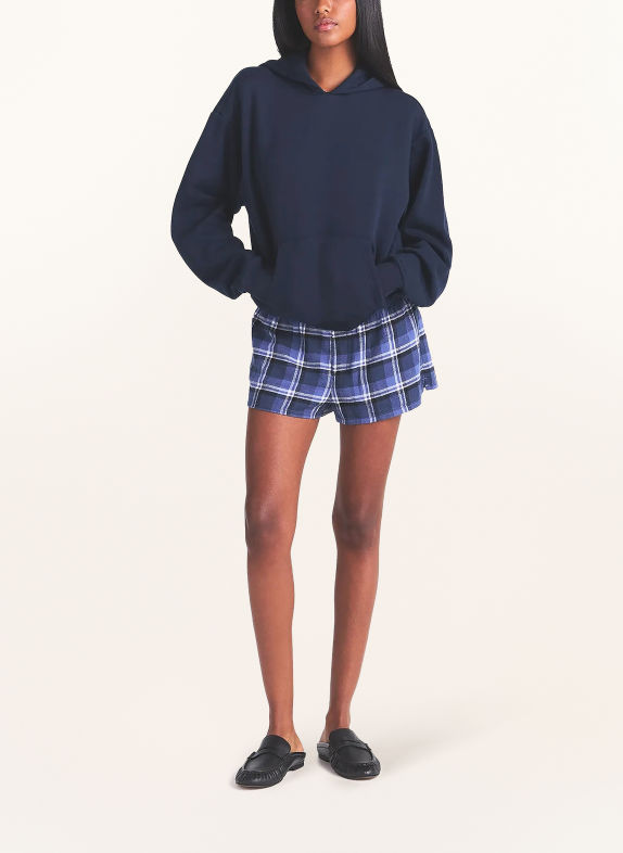 SKIMS Schlafshorts FLANNEL aus Flanell INDIGO OUTDOOR PLAID