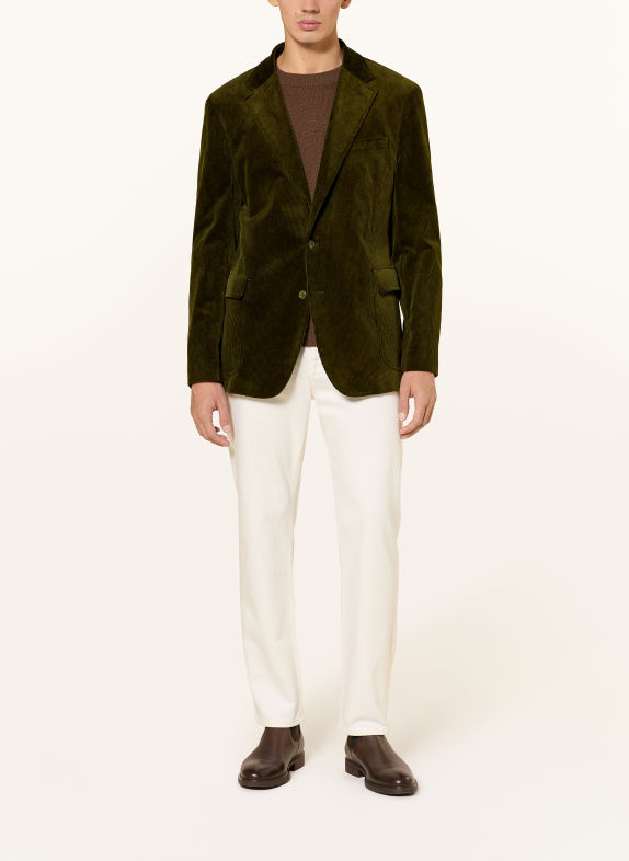 POLO RALPH LAUREN Anzugsakko Regular Fit aus Cord 501 FALL OLIVE