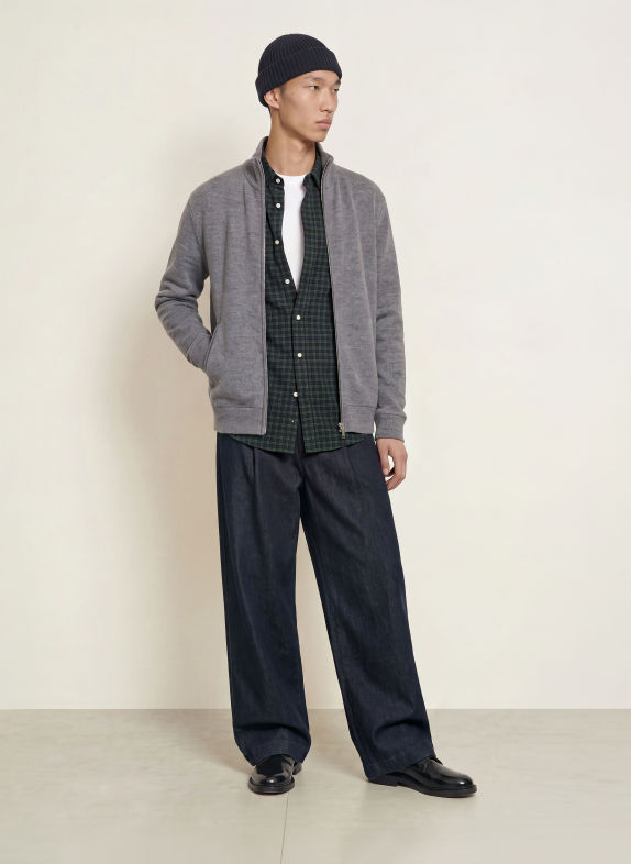 NN.07 BOILED" cardigan GRAY