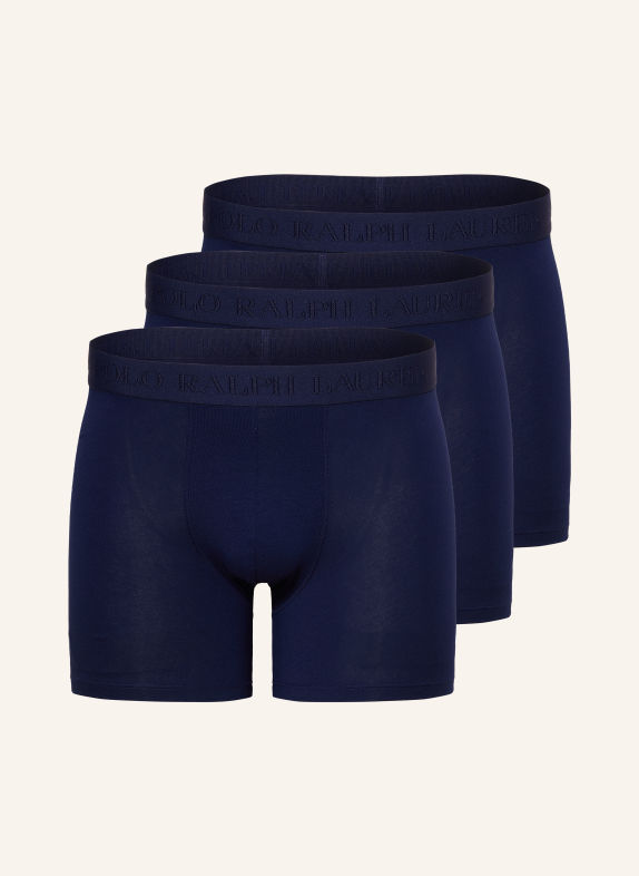 POLO RALPH LAUREN 3-pack boxershorts DONKERBLAUW