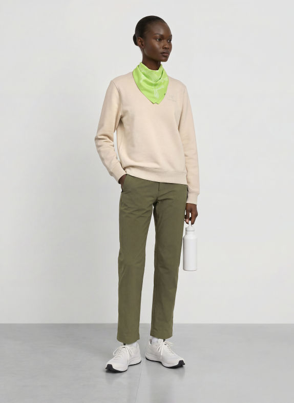 ARC'TERYX Sweatshirt EMBLEM CREW CRÈME