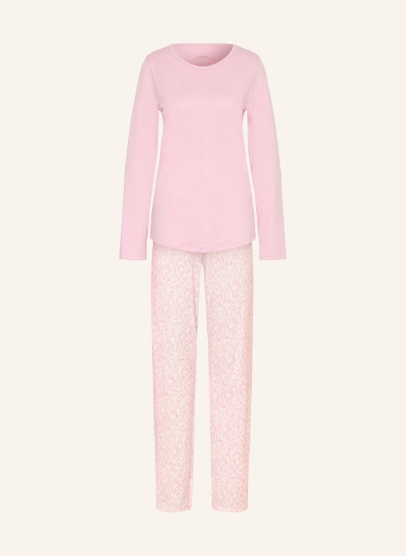 CALIDA Pyjama FLOWER NIGHTS ROSE CLAIR / WIT