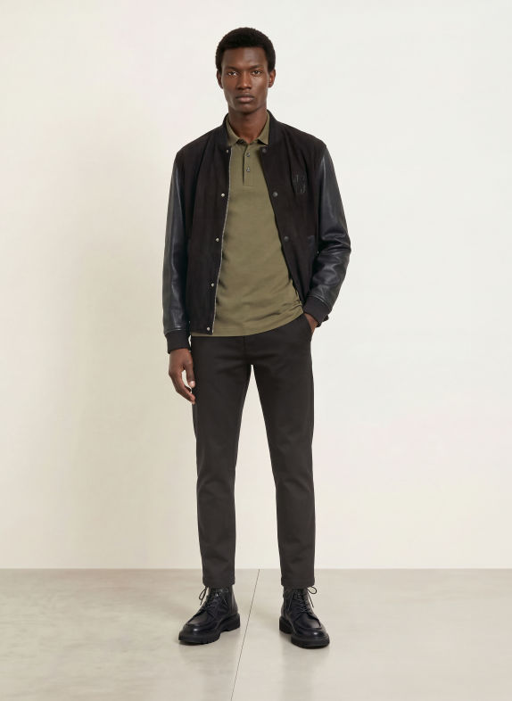 BOSS KAITON slim fit chino pants BLACK