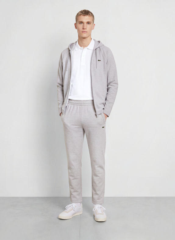 LACOSTE joggingbroek LICHTGRIJS