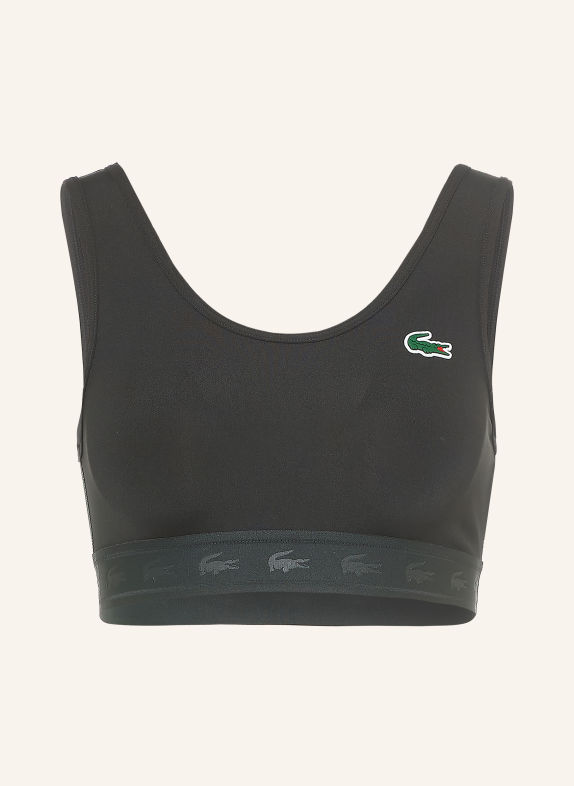 LACOSTE Sports bra BLACK