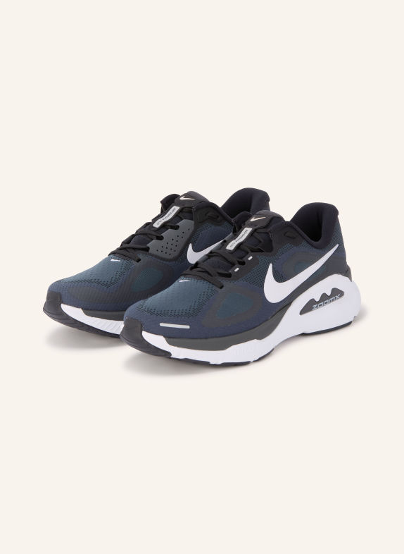 Nike STRUCTURE PLUS Running Shoes BLACK / DARK GRAY / WHITE