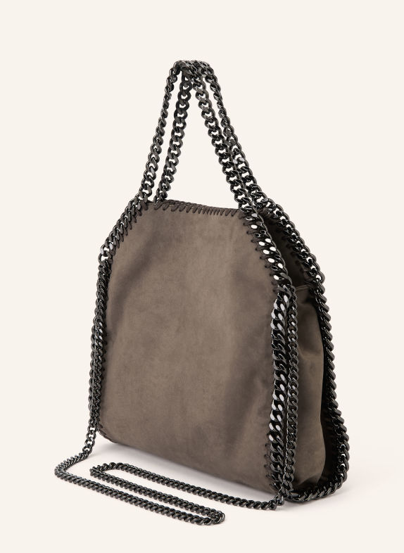 STELLA McCARTNEY Umhängetasche FALABELLA MINI TAUPE / SCHWARZ