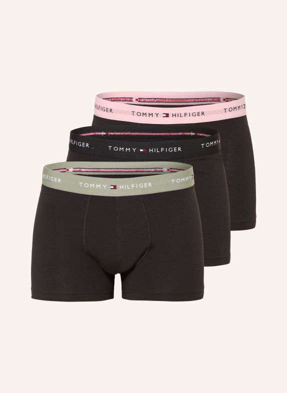 TOMMY HILFIGER 3-pack boxershorts ZWART