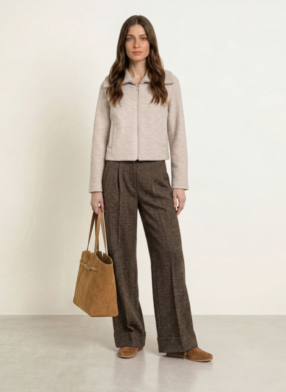 BOSS Shopper REVERS BEIGE / GULD