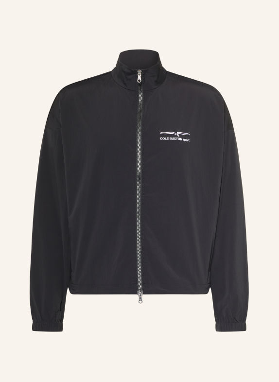 COLE BUXTON Overshirt BLACK / WHITE