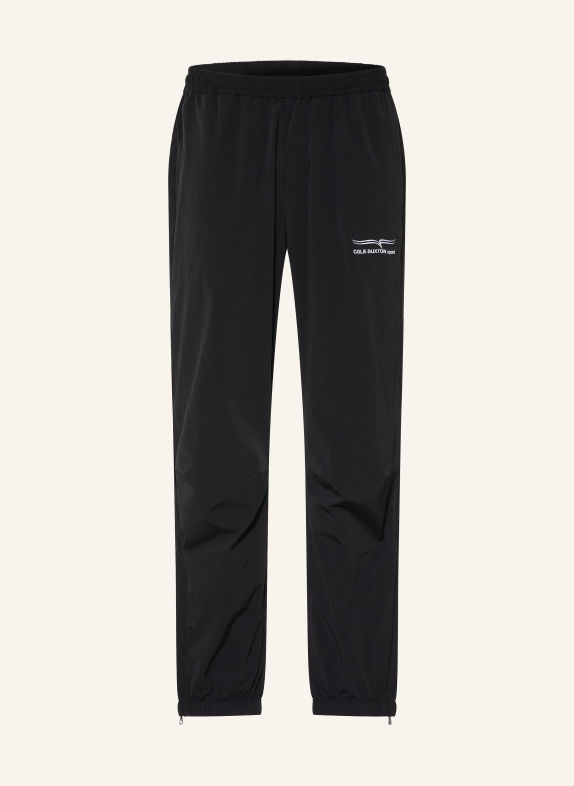 COLE BUXTON Broek in joggingstijl, extra slim fit ZWART