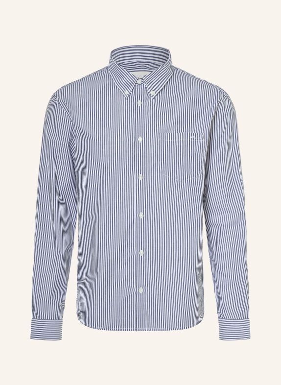 A.P.C. Overhemd CHEMISE Comfort Fit ZWART / WIT