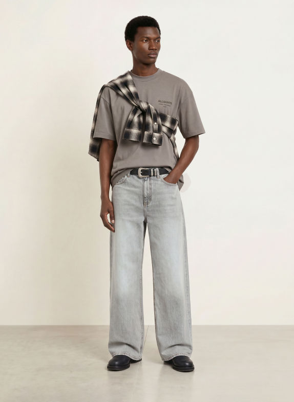 ALLSAINTS T-shirt XANDER GRIJS