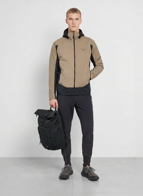 DYNAFIT Jacheta TRANSALPER PRIMALOFT® CAMEL / NEGRU