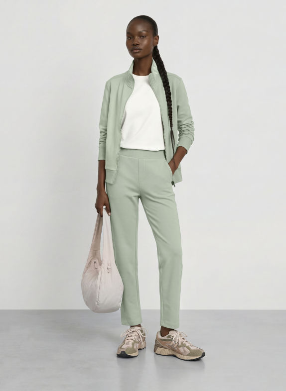 ELBSAND Veste sweat ALVIS VERT CLAIR