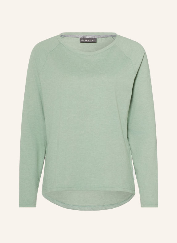 ELBSAND Long-sleeved TIRA LIGHT GREEN