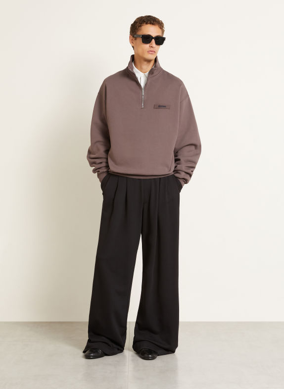 JACQUEMUS Sweat-Troyer LE CAMIONNEUR GROS GRAIN BRAUN