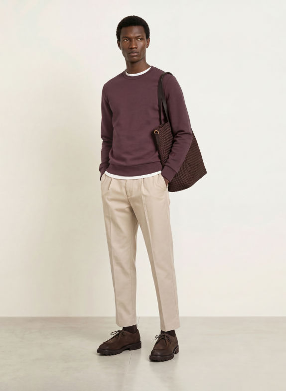 MOS MOSH Gallery Sweat-shirt MMGABEL LILAS FONCÉ